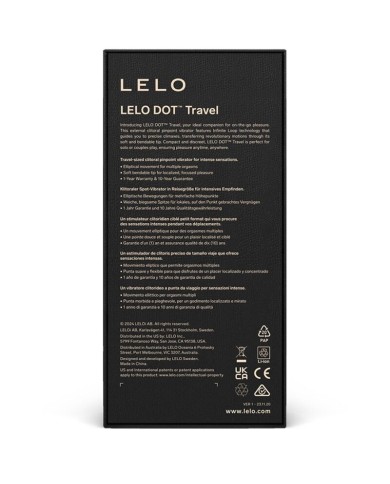 LELO DOT TRAVEL ESTIMULADOR DE CLITORIS MORADO LELO DOT TRAVEL ESTIMULADOR DE CLITORIS MORADO