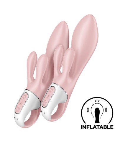 SATISFYER AIR PUMP BUNNY 3 INFLABLE VIBRADOR RABBIT ROSA SATISFYER AIR PUMP BUNNY 3 INFLABLE VIBRADOR RABBIT ROSA