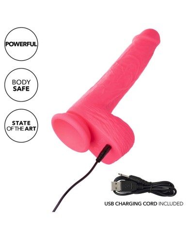 CALEXOTICS STUDS VIBRADOR REALISTICO 10 VIBRACIONES Y ROSA CALEXOTICS STUDS VIBRADOR REALISTICO 10 VIBRACIONES Y ROSA