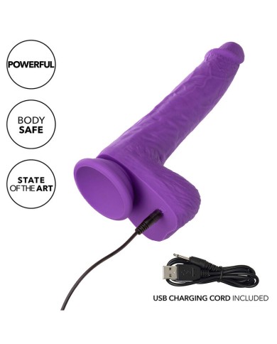 CALEXOTICS STUDS VIBRADOR RECARGABLE Y GIRATORIO 10 VIBRACIONES VIOLETA CALEXOTICS STUDS VIBRADOR RECARGABLE Y GIRATORIO 10 VIBRACIONES VIOLETA