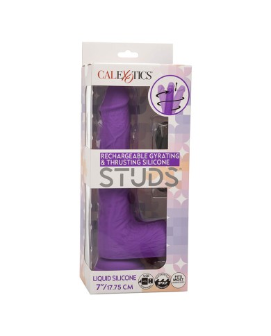 CALEXOTICS STUDS VIBRADOR RECARGABLE Y GIRATORIO 10 VIBRACIONES VIOLETA CALEXOTICS STUDS VIBRADOR RECARGABLE Y GIRATORIO 10 VIBRACIONES VIOLETA