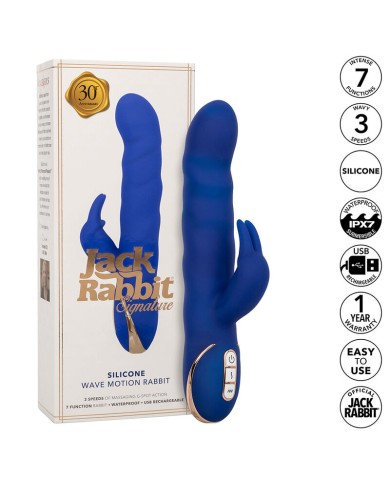 CALEXOTICS JACK VIBRADOR RABBIT MOVIMIENTO DE ONDAS AZUL CALEXOTICS JACK VIBRADOR RABBIT MOVIMIENTO DE ONDAS AZUL