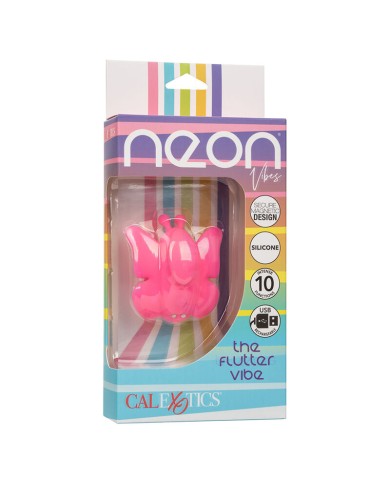 CALEXOTICS NEON VIBES THE FLUTTER VIBE ESTIMULADOR 10 VIBRACIONES ROSA CALEXOTICS NEON VIBES THE FLUTTER VIBE ESTIMULADOR 10 VIBRACIONES ROSA