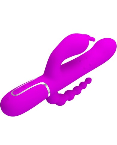 PRETTY LOVE CAMMY TRIPLE VIBRADOR MULTIFUNCION 4 EN 1 ROSA PRETTY LOVE CAMMY TRIPLE VIBRADOR MULTIFUNCION 4 EN 1 ROSA