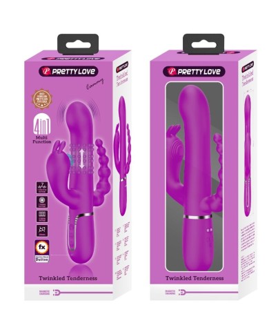 PRETTY LOVE CAMMY TRIPLE VIBRADOR MULTIFUNCION 4 EN 1 ROSA PRETTY LOVE CAMMY TRIPLE VIBRADOR MULTIFUNCION 4 EN 1 ROSA