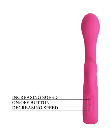 PRETTY LOVE FRITZ VIBRADOR RABBIT 12 VIBRACIONES ROSA PRETTY LOVE FRITZ VIBRADOR RABBIT 12 VIBRACIONES ROSA