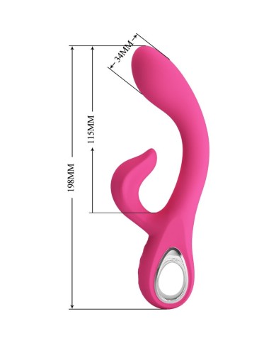PRETTY LOVE FRITZ VIBRADOR RABBIT 12 VIBRACIONES ROSA PRETTY LOVE FRITZ VIBRADOR RABBIT 12 VIBRACIONES ROSA