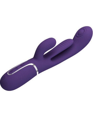 PRETTY LOVE SHANIA TRIPLE VIBRADOR RABBIT MULTIFUNCION MORADO PRETTY LOVE SHANIA TRIPLE VIBRADOR RABBIT MULTIFUNCION MORADO