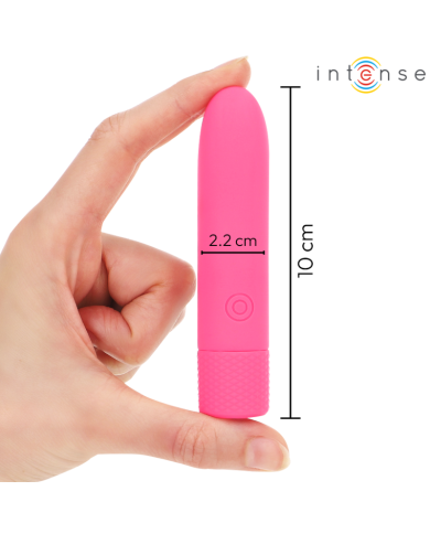 INTENSE SYMONE BALA VIBRADORA RECARGABLE POR USB 8 VIBRACIONES ROSA 10 X 22 CM INTENSE SYMONE BALA VIBRADORA RECARGABLE POR USB 8 VIBRACIONES ROSA 10 X 22 CM