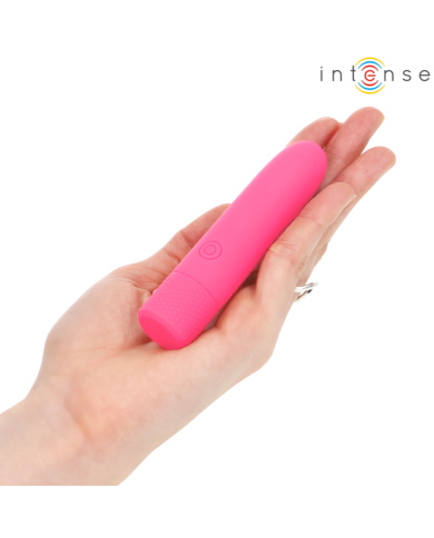 INTENSE SYMONE BALA VIBRADORA RECARGABLE POR USB 8 VIBRACIONES ROSA 10 X 22 CM INTENSE SYMONE BALA VIBRADORA RECARGABLE POR USB 8 VIBRACIONES ROSA 10 X 22 CM