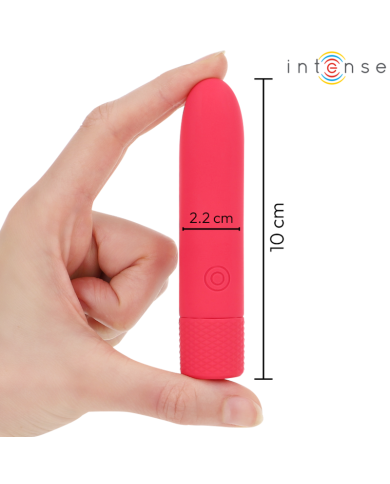 INTENSE SYMONE BALA VIBRADORA RECARGABLE POR USB 8 VIBRACIONES ROJO 10 X 22 CM INTENSE SYMONE BALA VIBRADORA RECARGABLE POR USB 8 VIBRACIONES ROJO 10 X 22 CM