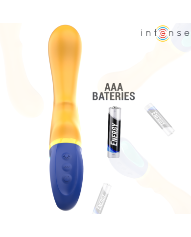INTENSE SHAGGY VIBRADOR PUNTO G AMARILLO