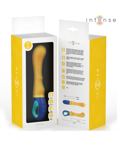 INTENSE SHAGGY VIBRADOR PUNTO G AMARILLO