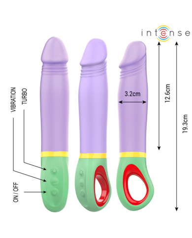 INTENSE VELMA VIBRADOR CLASICO MORADO INTENSE VELMA VIBRADOR CLASICO MORADO