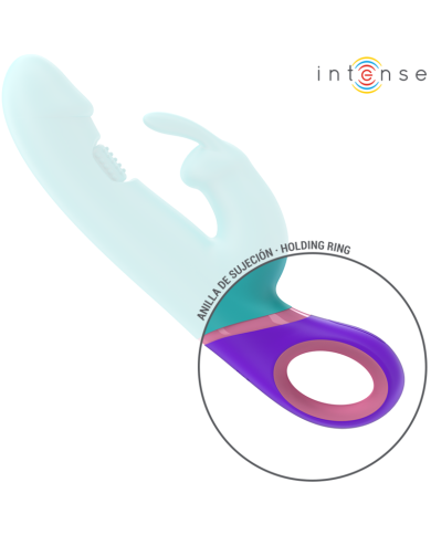 INTENSE MONICA VIBRADOR RABBIT CON ESTIMULADOR ROTATORIO DEL PUNTO G AZUL INTENSE MONICA VIBRADOR RABBIT CON ESTIMULADOR ROTATORIO DEL PUNTO G AZUL