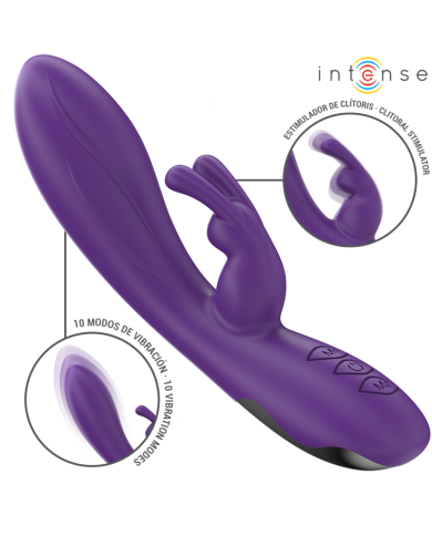 INTENSE RANDALL VIBRADOR RABBIT 10 VIBRACIONES MORADO