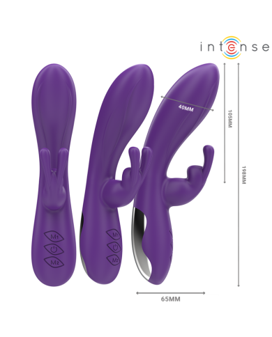 INTENSE RANDALL VIBRADOR RABBIT 10 VIBRACIONES MORADO
