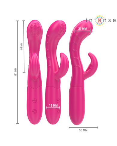 INTENSE AMARA VIBRADOR CON LENGUA ESTIMULADORA 10 VIBRACIONES ROSA INTENSE AMARA VIBRADOR CON LENGUA ESTIMULADORA 10 VIBRACIONES ROSA