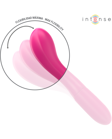 INTENSE LISETTE VIBRADOR 19 CM FLEXIBLE 10 VIBRACIONES ROSA INTENSE LISETTE VIBRADOR 19 CM FLEXIBLE 10 VIBRACIONES ROSA