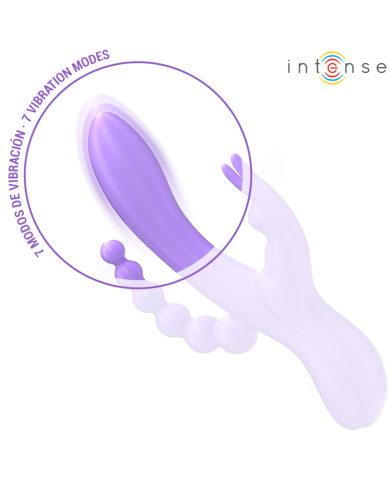 INTENSE MIKO TRIPLE VIBRADOR RABBIT ESTIMULADOR ANAL 7 VIBRACIONES MORADO INTENSE MIKO TRIPLE VIBRADOR RABBIT ESTIMULADOR ANAL 7 VIBRACIONES MORADO