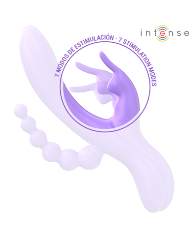 INTENSE MIKO TRIPLE VIBRADOR RABBIT ESTIMULADOR ANAL 7 VIBRACIONES MORADO INTENSE MIKO TRIPLE VIBRADOR RABBIT ESTIMULADOR ANAL 7 VIBRACIONES MORADO