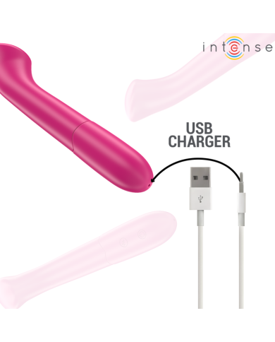 INTENSE PATY VIBRADOR 19 CM FLEXIBLE 10 VIBRACIONES MODELO 2 ROSA INTENSE PATY VIBRADOR 19 CM FLEXIBLE 10 VIBRACIONES MODELO 2 ROSA