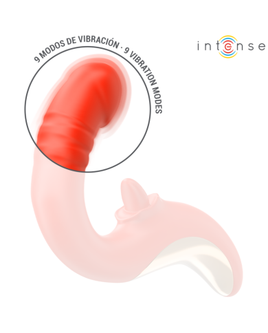 INTENSE PAULINA VIBRADOR ESTIMULADOR EN FORMA DE U ROJO