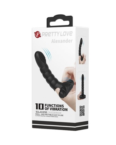 PRETTY LOVE ALEXANDER VIBRADOR DE DEDO 10 VIBRACIONES NEGRO PRETTY LOVE ALEXANDER VIBRADOR DE DEDO 10 VIBRACIONES NEGRO