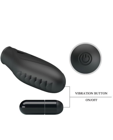 PRETTY LOVE GILO VIBRADOR DE DEDO SILICONA NEGRO PRETTY LOVE GILO VIBRADOR DE DEDO SILICONA NEGRO