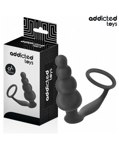 ADDICTED TOYS PLUG ANAL CON ANILLO SILICONA MODELO 5 ADDICTED TOYS PLUG ANAL CON ANILLO SILICONA MODELO 5