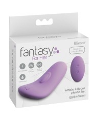 FANTASY FOR HER MASAJEADOR SILICONA POR CONTROL REMOTO PANTY