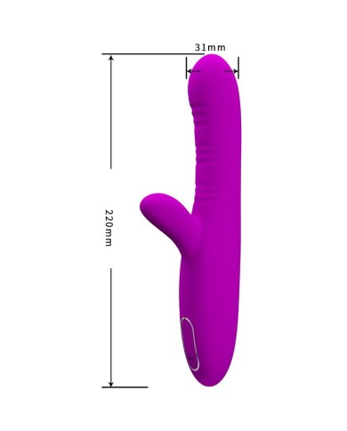 PRETTY LOVE ANGELIQUE VIBRADOR MULTIFUNCION ESTIMULADOR DE CLITORIS MORADO PRETTY LOVE ANGELIQUE VIBRADOR MULTIFUNCION ESTIMULADOR DE CLITORIS MORADO