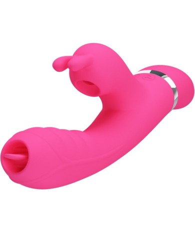 PRETTY LOVE PHOENIX VIBRADOR RABBIT MULTIFUNCION ROSA