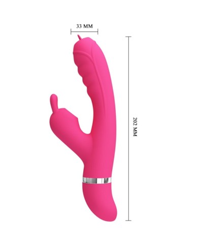PRETTY LOVE PHOENIX VIBRADOR RABBIT MULTIFUNCION ROSA