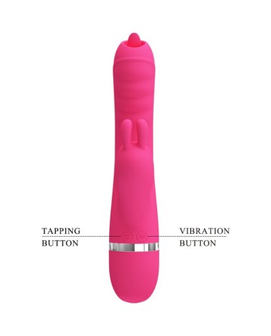 PRETTY LOVE PHOENIX VIBRADOR RABBIT MULTIFUNCION ROSA