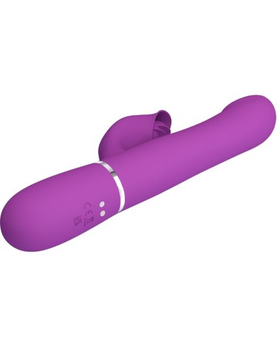 PRETTY LOVE VIBRADOR ESTIMULADOR MULTIFUNCION 4 EN 1 MORADO PRETTY LOVE VIBRADOR ESTIMULADOR MULTIFUNCION 4 EN 1 MORADO