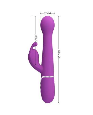 PRETTY LOVE DEJON VIBRADOR RABBIT MULTIFUNCION 3 EN 1 MORADO PRETTY LOVE DEJON VIBRADOR RABBIT MULTIFUNCION 3 EN 1 MORADO