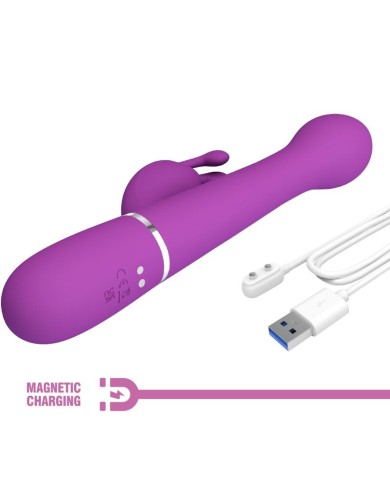 PRETTY LOVE DEJON VIBRADOR RABBIT MULTIFUNCION 3 EN 1 MORADO PRETTY LOVE DEJON VIBRADOR RABBIT MULTIFUNCION 3 EN 1 MORADO