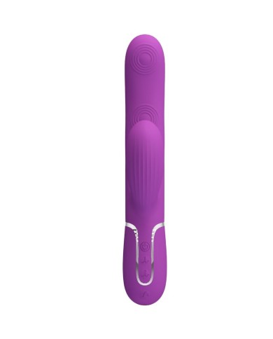 PRETTY LOVE PERLITA VIBRADOR RABBIT MULTIFUNCION 3 EN 1 MORADO