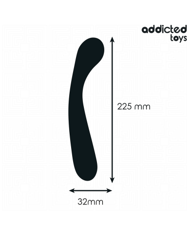 ADDICTED TOYS MASAJEADOR ANAL DOBLE SILICONA 225 CM ADDICTED TOYS MASAJEADOR ANAL DOBLE SILICONA 225 CM