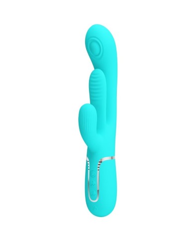 PRETTY LOVE SHANIA TRIPLE VIBRADOR RABBIT MULTIFUNCION 3 EN 1