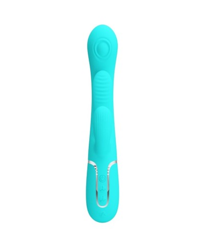 PRETTY LOVE SHANIA TRIPLE VIBRADOR RABBIT MULTIFUNCION 3 EN 1