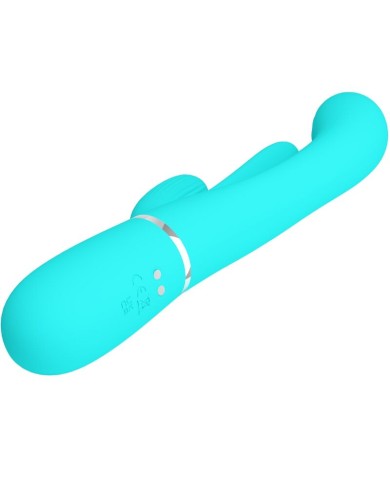 PRETTY LOVE SHANIA TRIPLE VIBRADOR RABBIT MULTIFUNCION 3 EN 1