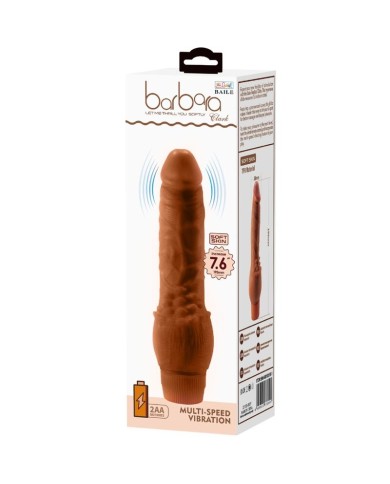 BAILE BARBARA VIBRADOR REALISTICO 195 CM MULATO BAILE BARBARA VIBRADOR REALISTICO 195 CM MULATO