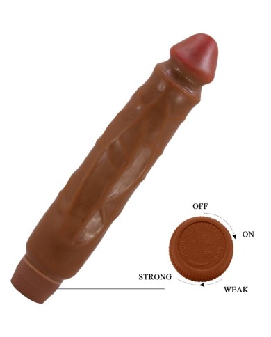 BAILE JACK VIBRADOR REALISTICO 26 CM MULATO BAILE JACK VIBRADOR REALISTICO 26 CM MULATO