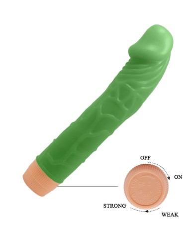 BAILE BILL VIBRADOR REALISTICO 225 CM VERDE BAILE BILL VIBRADOR REALISTICO 225 CM VERDE