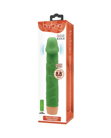 BAILE BILL VIBRADOR REALISTICO 225 CM VERDE BAILE BILL VIBRADOR REALISTICO 225 CM VERDE