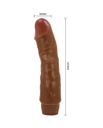 BAILE JEFF VIBRADOR REALISTICO 195 CM MULATO BAILE JEFF VIBRADOR REALISTICO 195 CM MULATO