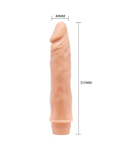 BAILE DWARF VIBRADOR REALISTICO 21 CM NATURAL BAILE DWARF VIBRADOR REALISTICO 21 CM NATURAL