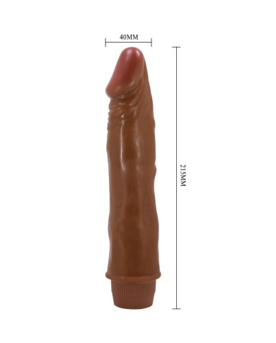BAILE DWARF VIBRADOR REALISTICO 21 CM MULATO BAILE DWARF VIBRADOR REALISTICO 21 CM MULATO